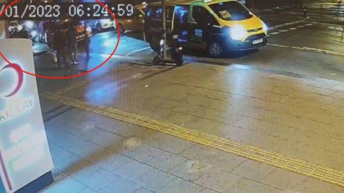 Fatih'te taksici cinayeti kamerada -2
