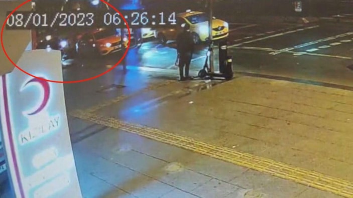 Fatih'te taksici cinayeti kamerada -3