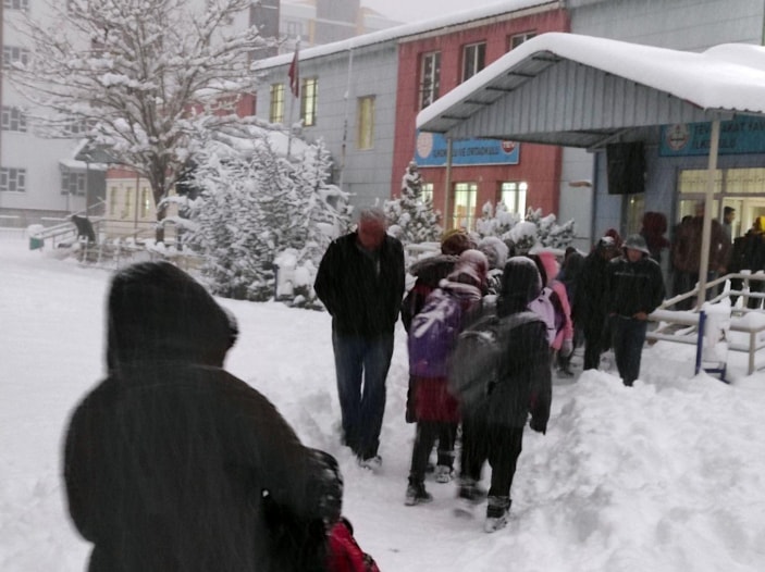 Van'da kar yağışı; 3 ilçede taşıma kapsamındaki okullar tatil -5