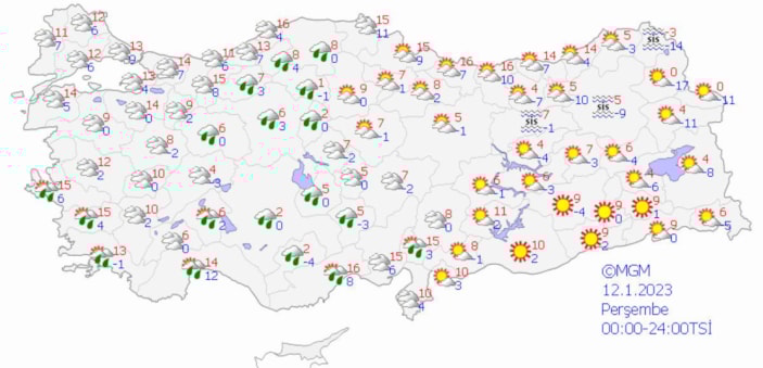 Yurt genelinde yağış beklentisi