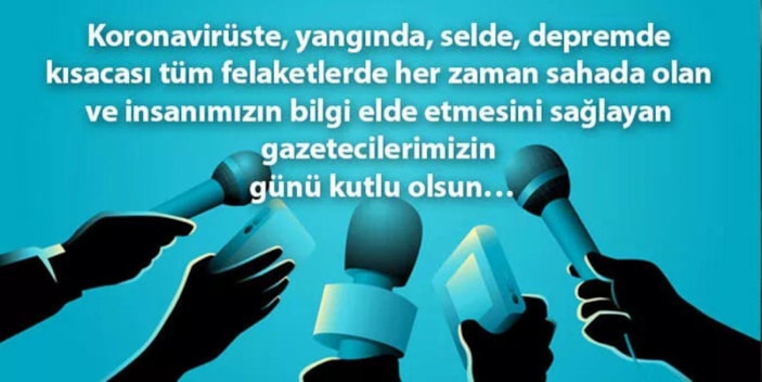 10 Ocak Gazeteciler Günü mesajları 2023! En güzel resimli ve anlamlı Çalışan Gazeteciler Günü mesajları...