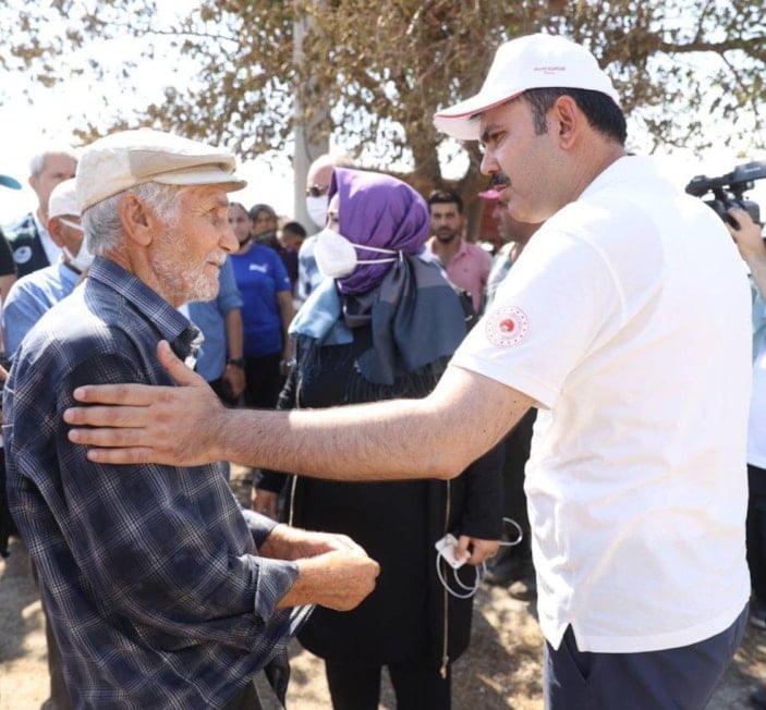 Manavgatlı yangınzede, Murat Kurum ile anısını anlattı