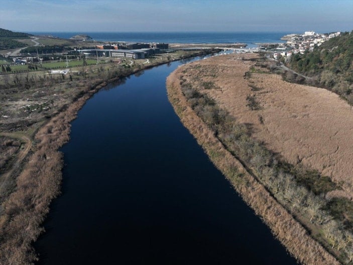 Riva Deresi'ndeki kirlilik, mahalle sakinlerini bezdirdi