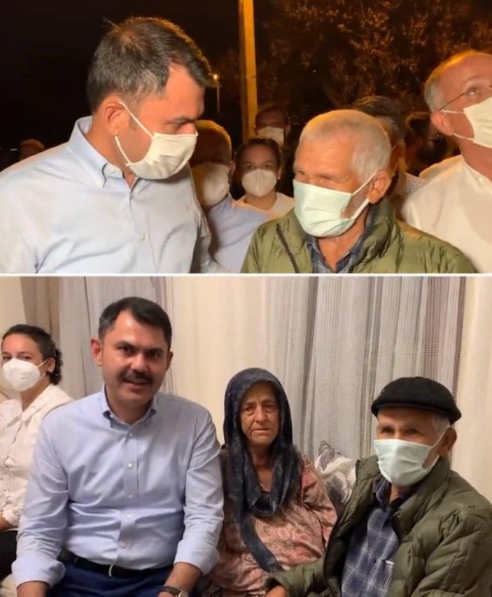 Manavgatlı yangınzede, Murat Kurum ile anısını anlattı