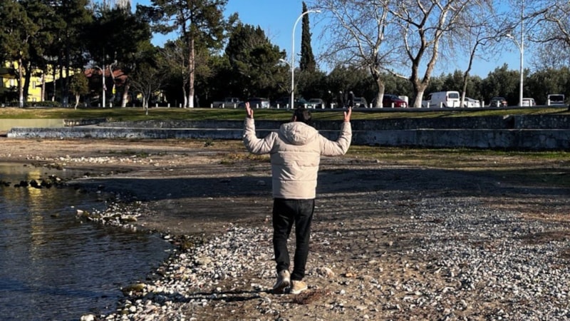 İznik Gölü kuraklıktan 400 metre çekildi