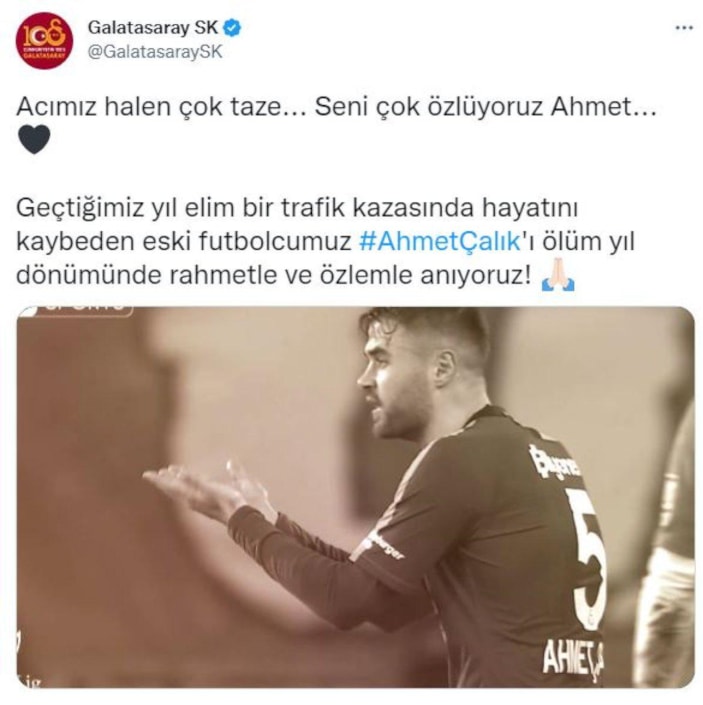 Ahmet Çalık ölüm yıl dönümünde anıldı
