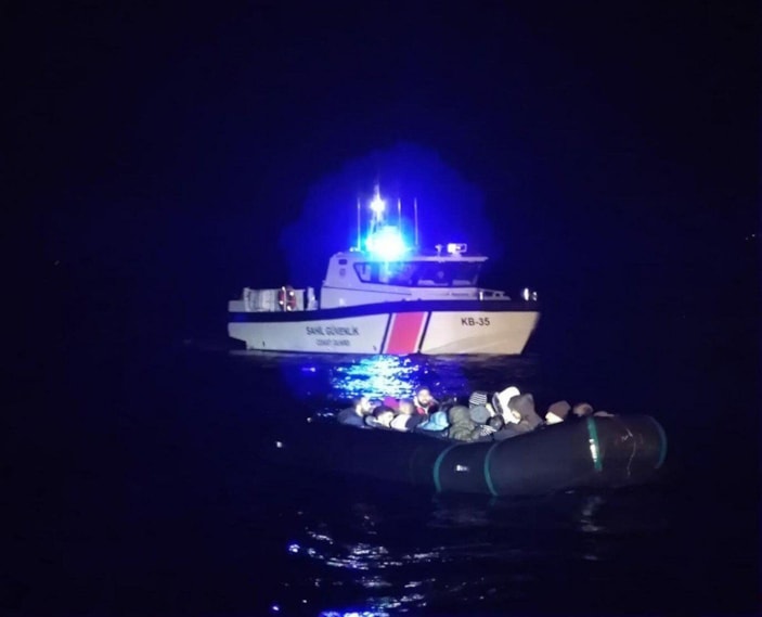 Muğla’da, 65 kaçak göçmen kurtarıldı