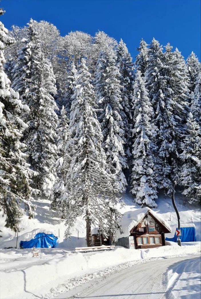 Kar yağışı, Kaçkar Dağları Milli Parkı'nda etkisini gösterdi