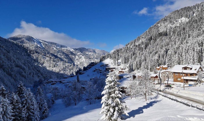 Kar yağışı, Kaçkar Dağları Milli Parkı'nda etkisini gösterdi