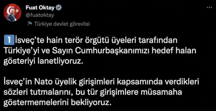 İsveç’teki görüntüye Türkiye’den sert tepkiler