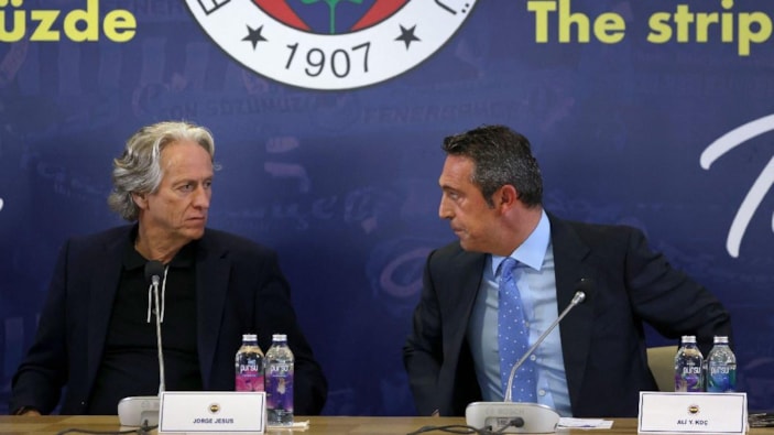 Ali Koç ve Jorge Jesus'tan derbi zirvesi
