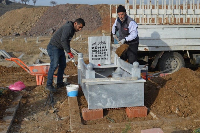 Elazığ'da zihinsel engelli Zühal'in mezarını bakanlık yaptırdı
