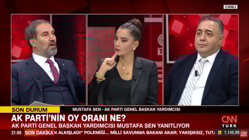 AK Partili Mustafa Şen, partisinin oy oranını açıkladı