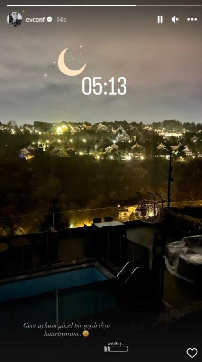 Fahriye Evcen, uyuyamıyor