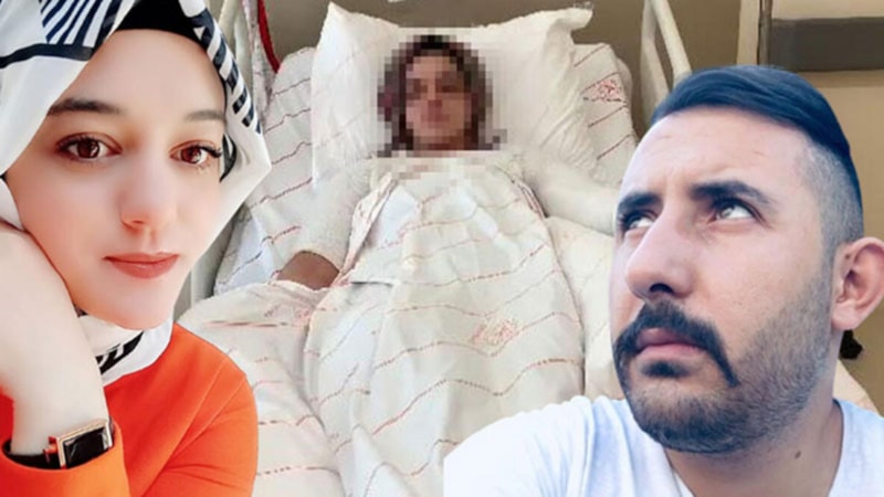 Konya'da eski nişanlısına kimyasal atan sanık hakim karşısına çıktı