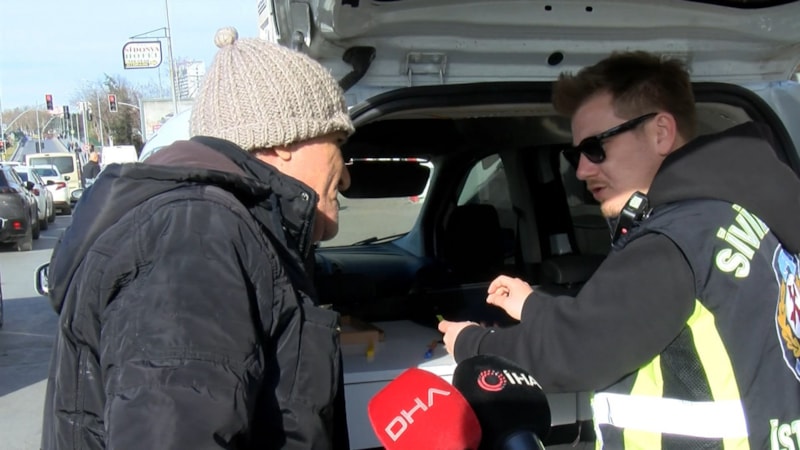 Kadıköy'de ceza yiyen taksici: Yıldız takarlar sana