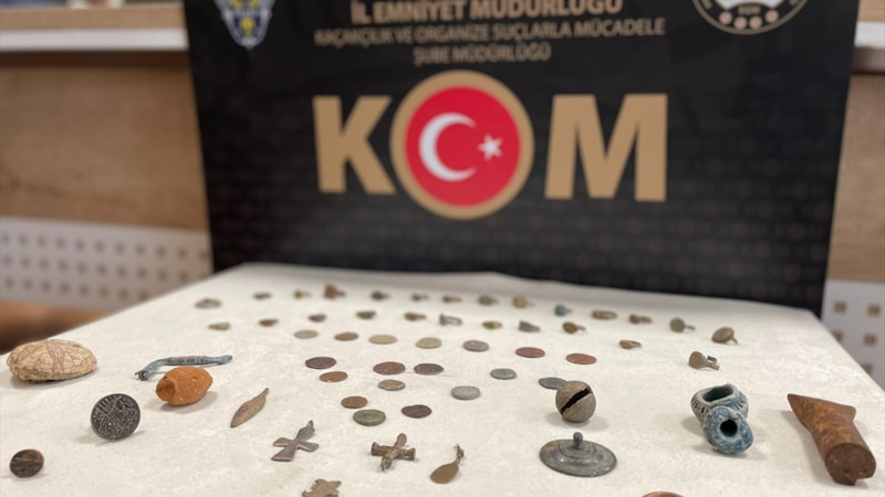 Kahramanmaraş'ta tarihi eser operasyonu