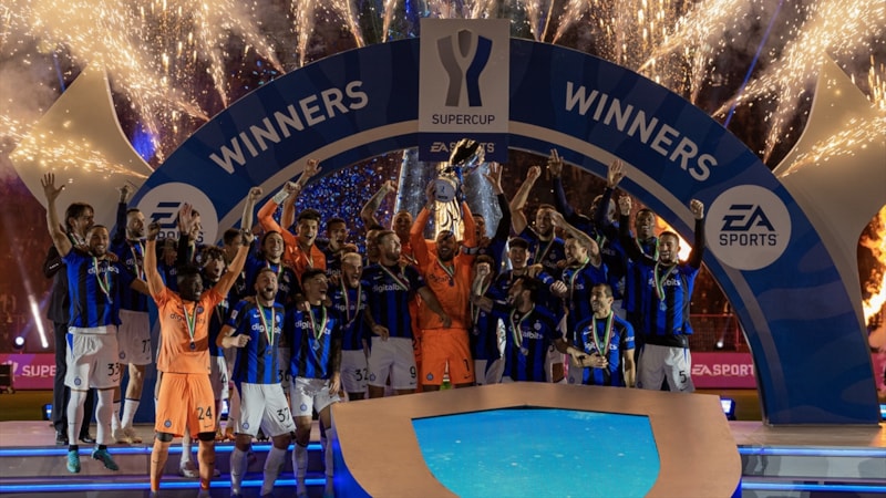 Milan'ı 3-0 yenen Inter, Süper Kupa'yı kazandı