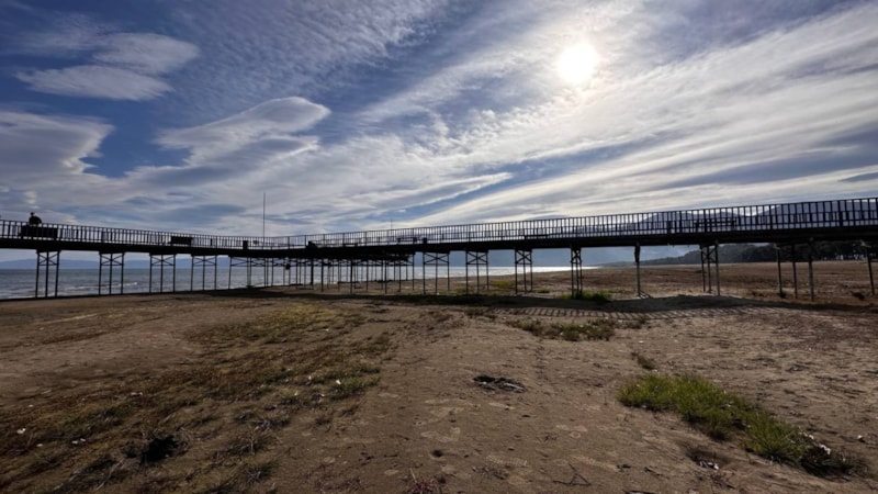 İznik Gölü'nde su 400 metre çekildi