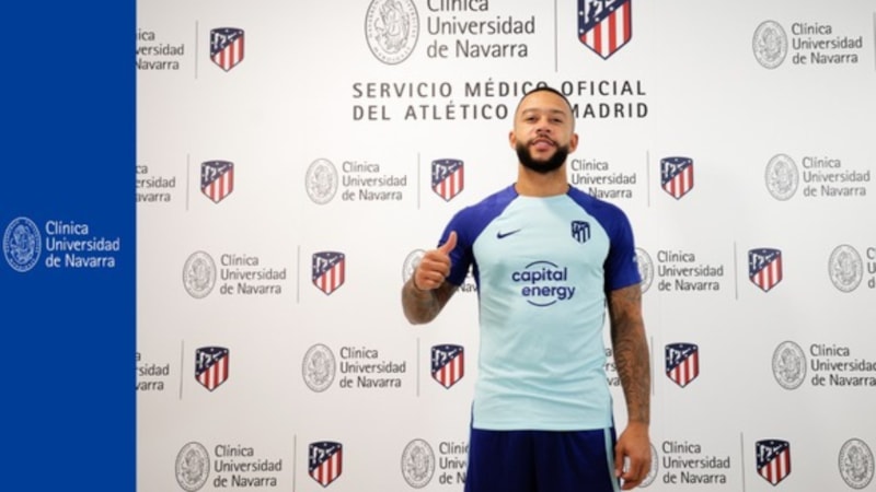 Atletico Madrid, Memphis Depay'ı açıkladı