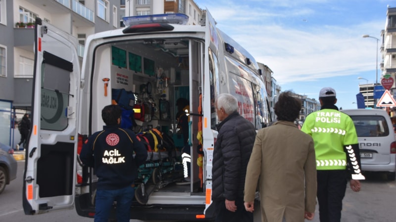 Sinop'ta trafik kazası: 1 yaralı