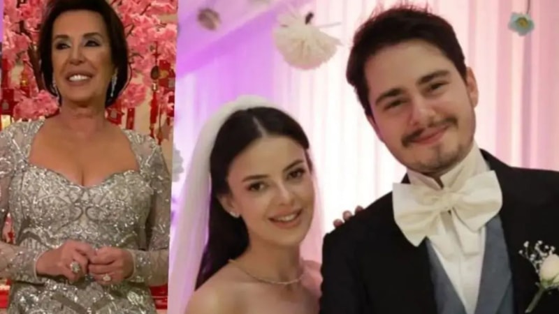 Perihan Savaş oğlunu evlendirdi