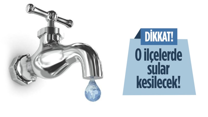 Bursa su kesintisi olan ilçeler hangileri? 24 Ocak Salı BUSKİ su kesintisi!