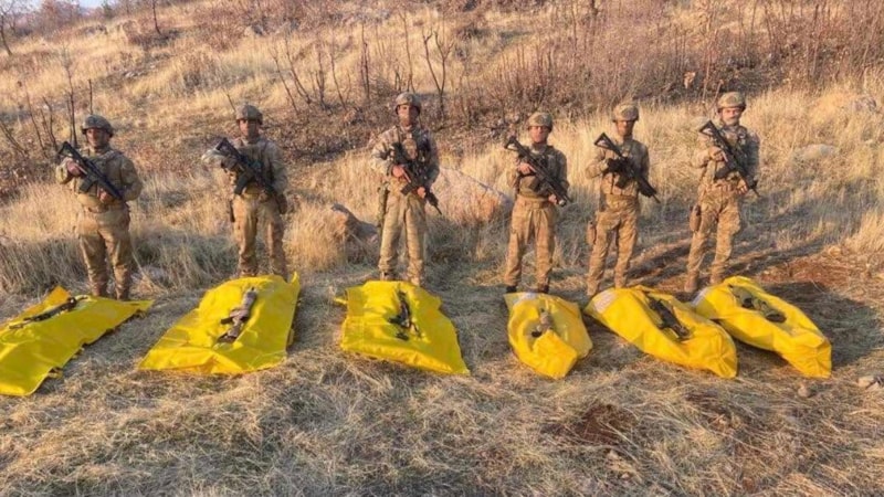 Şırnak'ta 6 terörist ölü olarak ele geçirildi