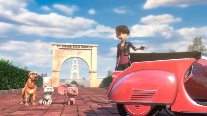 Çocuklar için çekilen Mannu Çanakkale'de filminde milli duygular