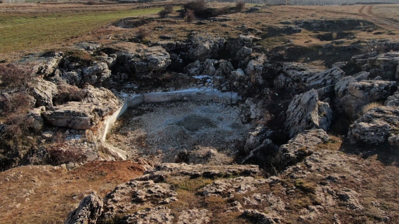 Sivas'ta Uyuz Gölü de kuraklık nedeniyle kurudu