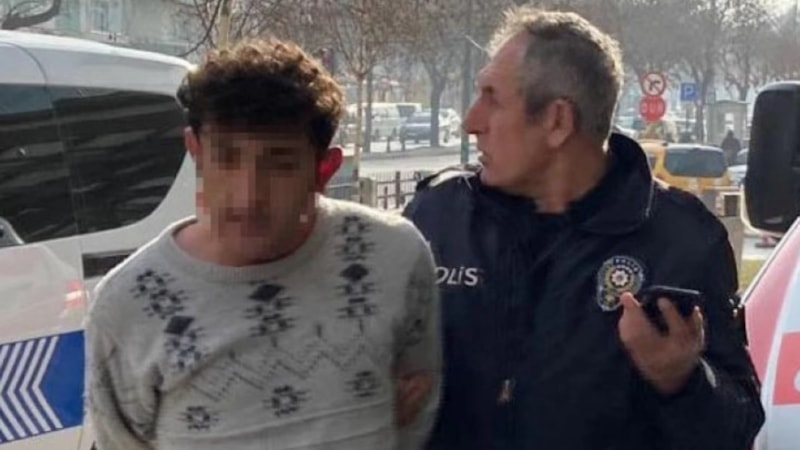 Konya'da 2 kız çocuğunu taciz eden şüpheli kovalamaca sonucu yakalandı