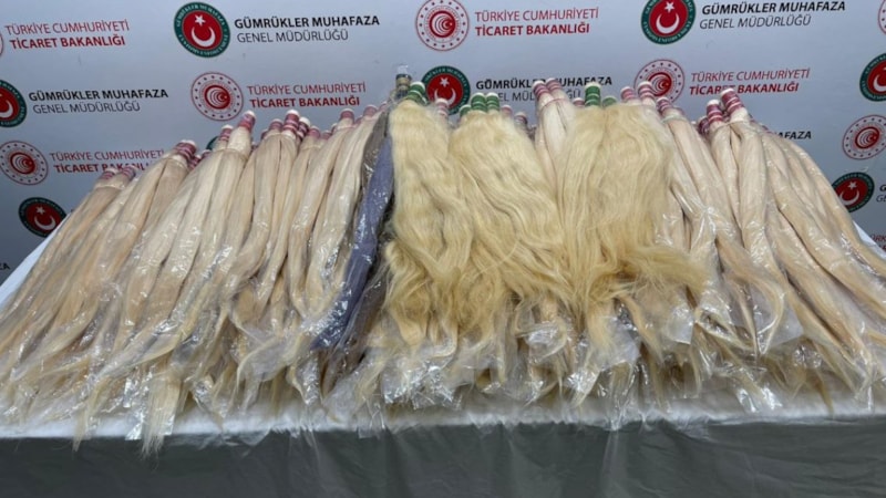 Sabiha Gökçen’de 54 kilo insan saçı ele geçirildi
