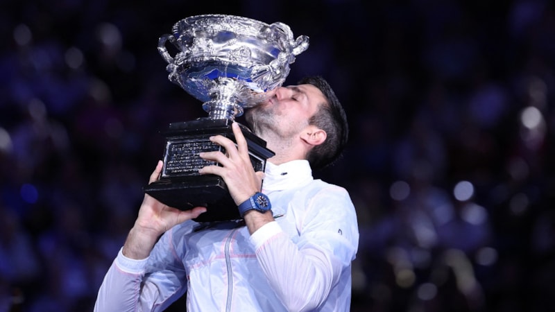Avustralya Açık'ta şampiyon Novak Djokovic