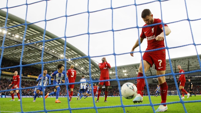 Liverpool, Brighton'a yenilerek FA Cup'a veda etti