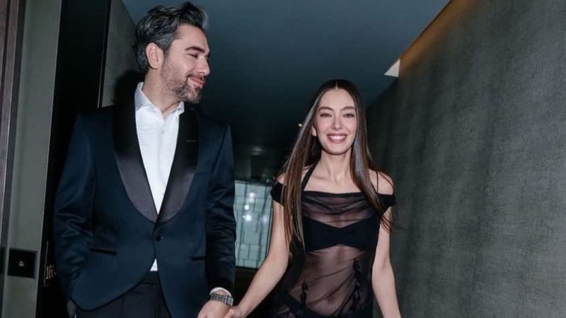 Neslihan Atagül transparan elbise giydi