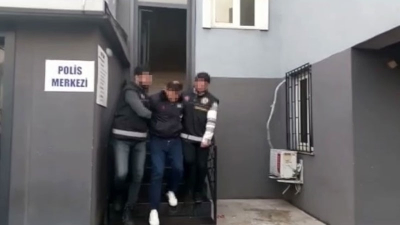 Ümraniye'deki su saati hırsızı suçüstü yakalandı