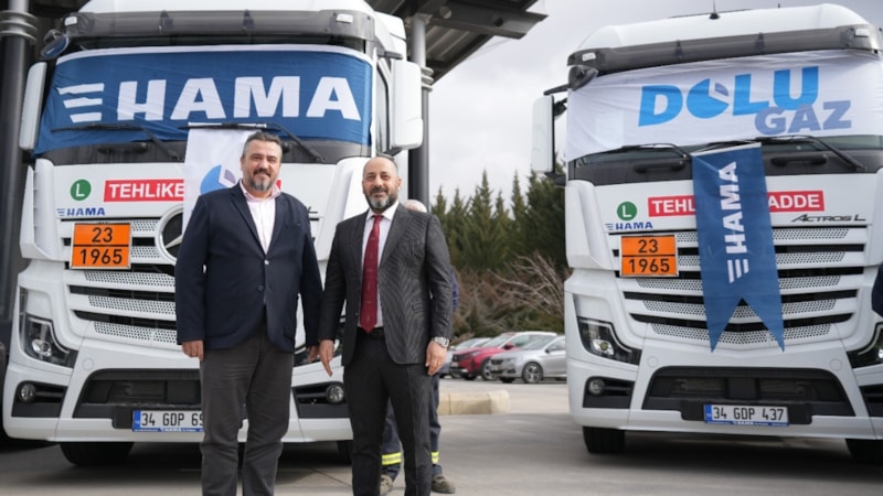 Dolugaz, Yönetim Kurulu Başkanı Murat Yıldırım’ın da katıldığı törenle yeni araçları filosuna kattı