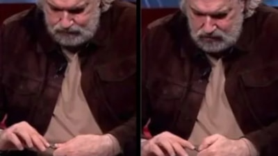 Hakan Bayrakçı canlı yayında tırnak kesti