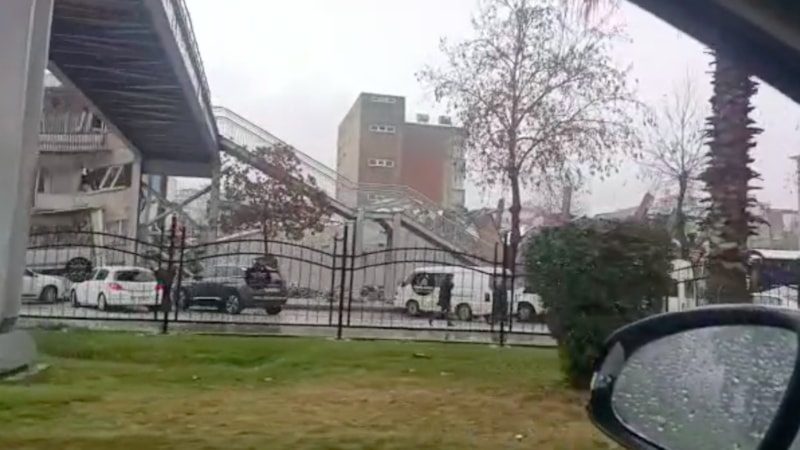 Adıyaman'daki yıkım vatandaşlar tarafından böyle görüntülendi