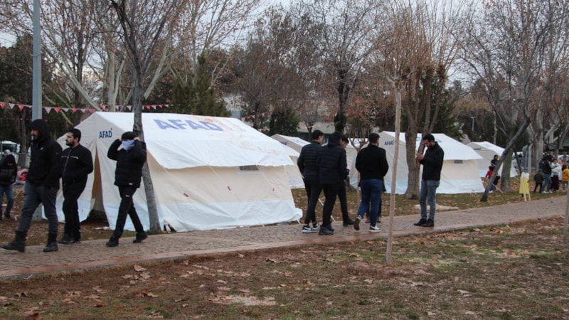 Diyarbakır’da çadır kentler kuruldu