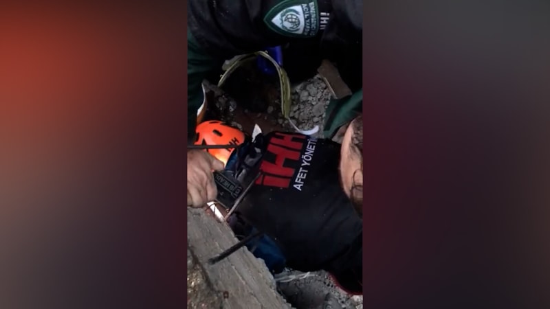 Depremin vurduğu Gaziantep’te bir bebeğin mucizevi kurtuluşu