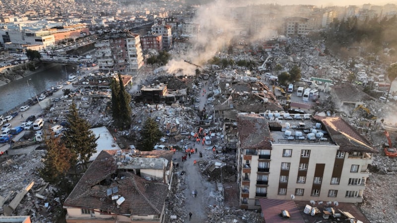 Büyük afet sonrası Hatay'ın yürek burkan görüntüsü