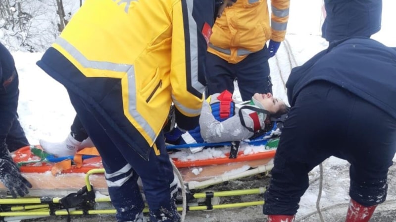 Deprem bölgesinden dönen gönüllüler kaza yaptı