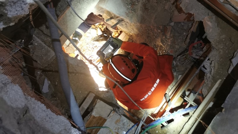 Çinli arama kurtarma ekibi, Hatay'da görev yapıyor