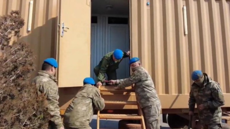 Mehmetçik deprem bölgesinde 235 seyyar banyo ve tuvalet kurulumu gerçekleştirdi