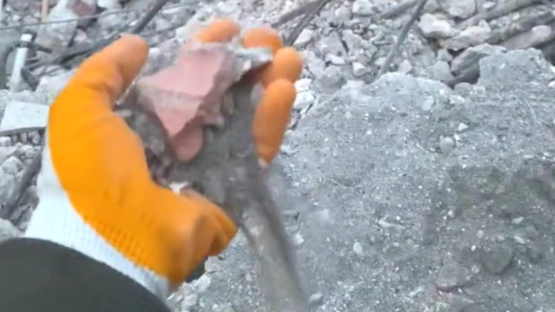 Hatay’da yıkılan binaların deniz kumu harcıyla yapıldığı ortaya çıktı