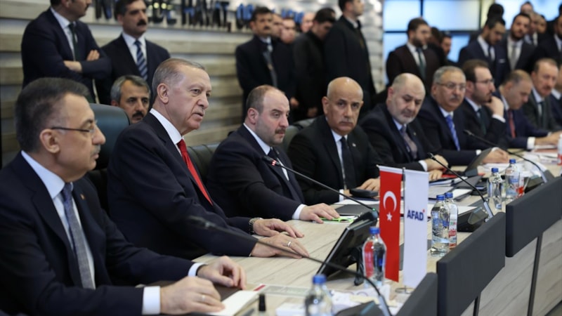 Cumhurbaşkanı Erdoğan AFAD Koordinasyon Merkezi çalışanlarına hitap etti