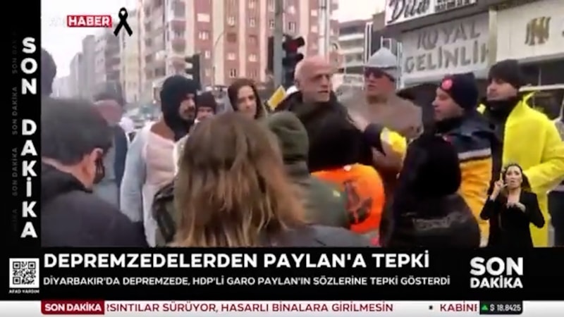 Depremzede vatandaştan HDP'li Garo Paylan'a sert tepki