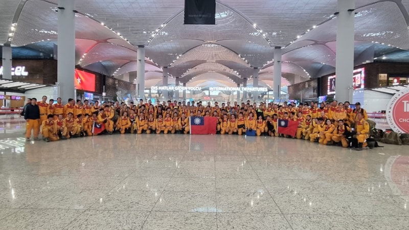 Tayvanlı ekip ülkelerine döndü