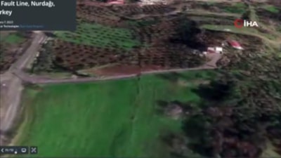 Kahramanmaraş depreminin fay hattı uydudan görüntülendi